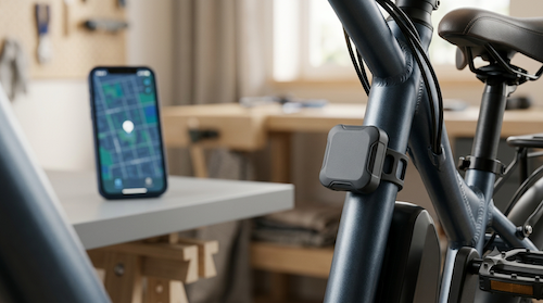 Traceur GPS pour vélo