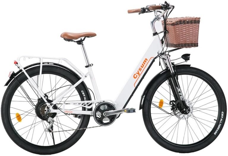 Avis cysum Cityrun : un vélo électrique de ville équipé pour le quotidien