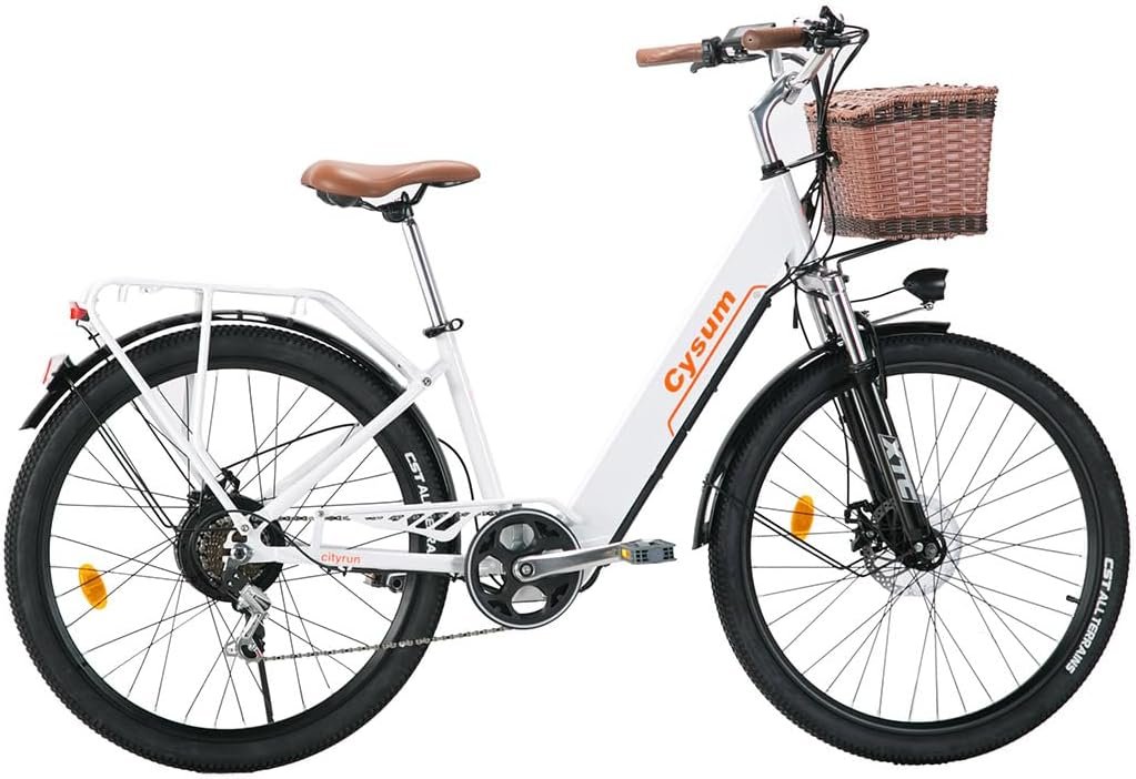 Avis cysum Cityrun : vélo électrique femme de ville 26 pouces